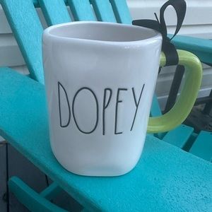 Rae Dunn 16 oz Ceramic Disney Dopey Mug- NWT